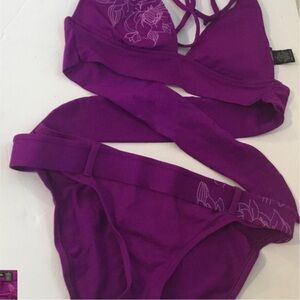 Mossimo Deep Purple Bikini. Top Medium Bottom small